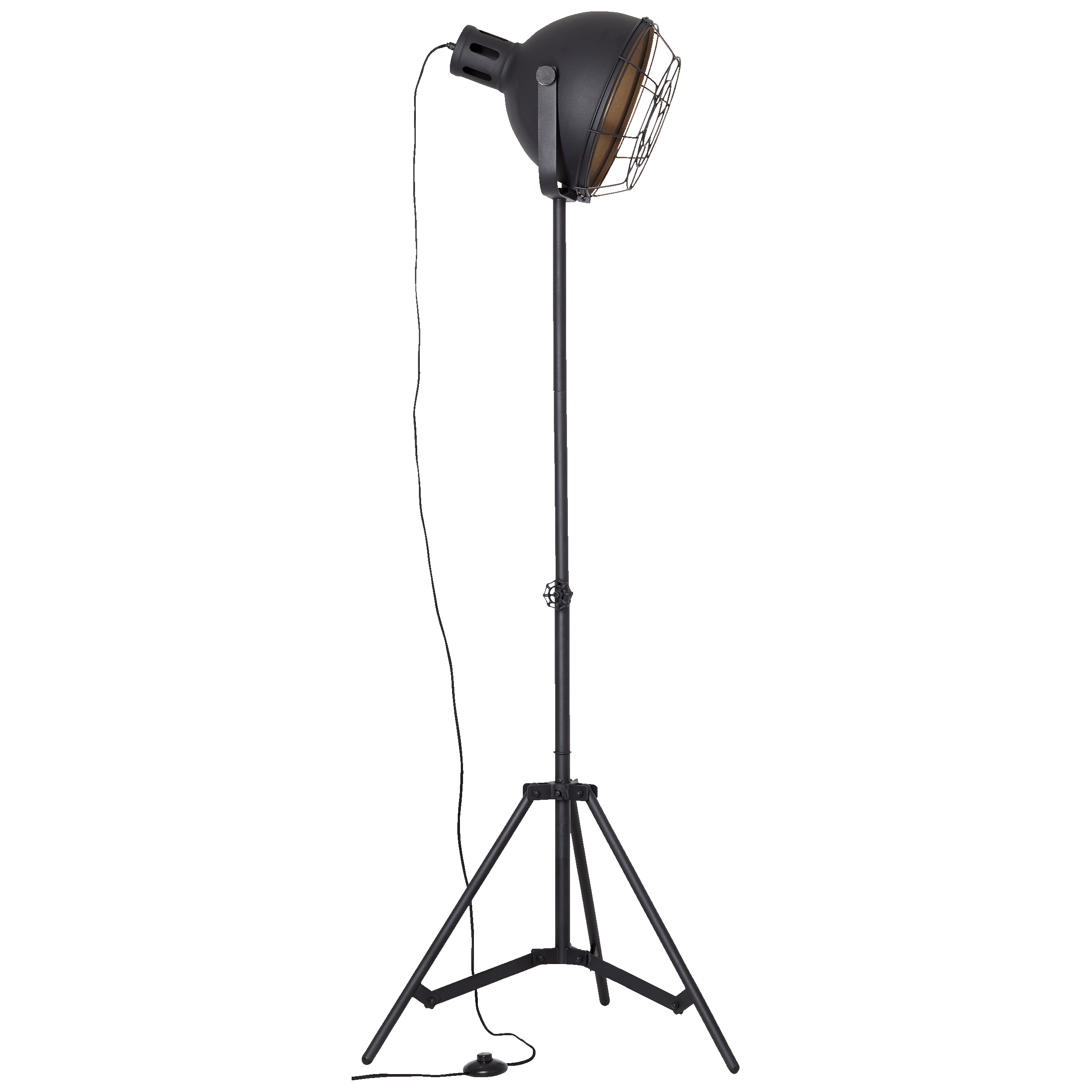 Industrielle Stehlampe mit Gitter Abdeckung - 167 cm, Ø 39 cm · Lightbox  Leuchten & Licht GmbH