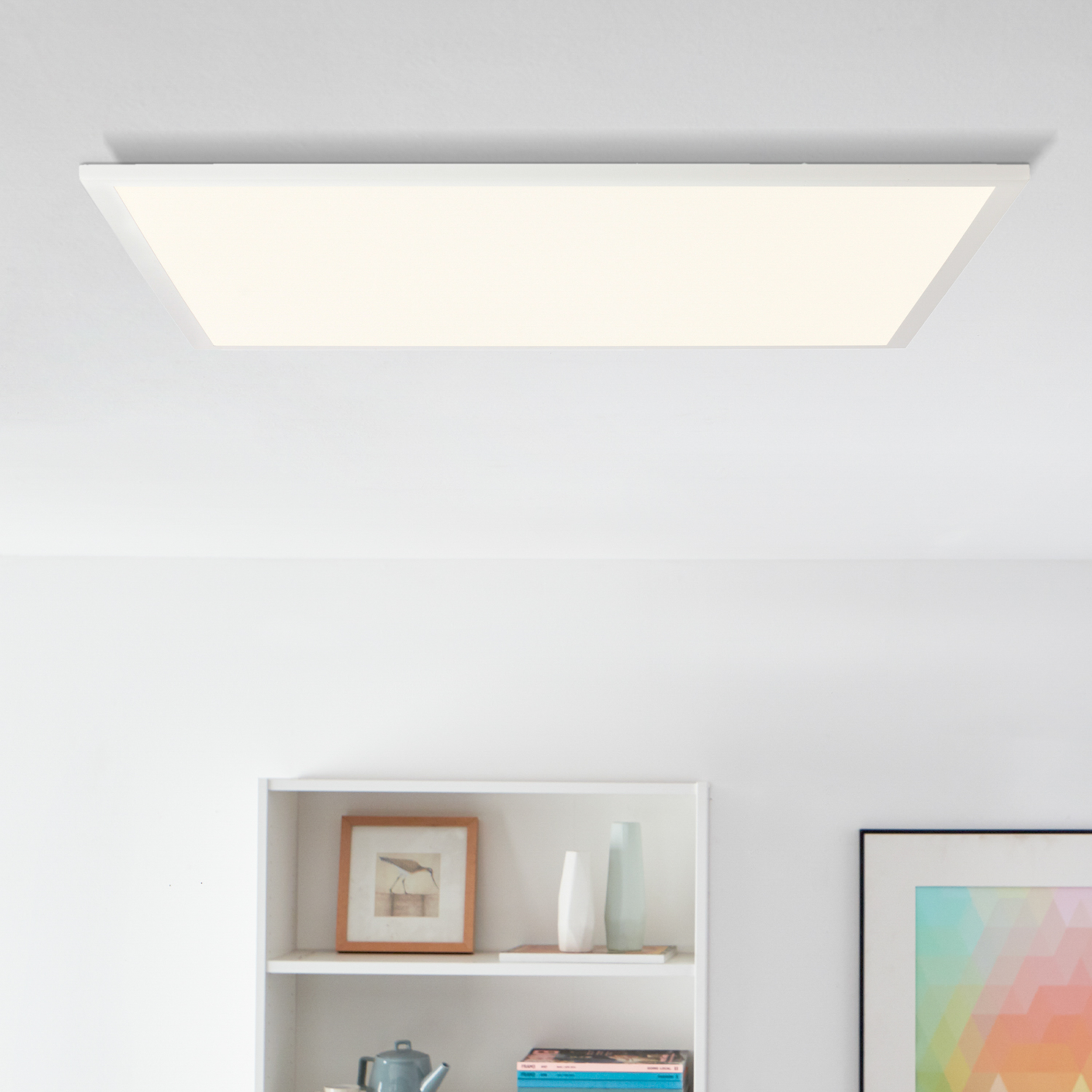 LED Deckenlampe mit warmweißem Licht 60x60cm · Lightbox Leuchten & Licht  GmbH